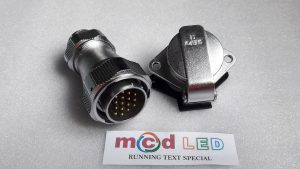 Waterproof connector 16 pin for led