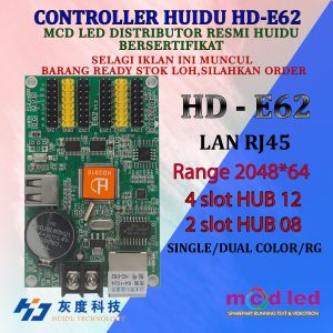 HUIDU HD E62 CONTROLLER RUNNING TEXT