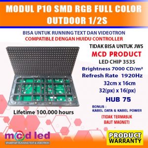 MODUL P10 1/2 SCAN RGB SMD FULL COLOR OUTDOOR MEIYAD