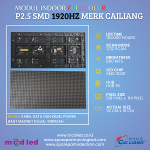 MODUL P2,5 SMD RGB FULL COLOR INDOOR 1920Hz CAILIANG